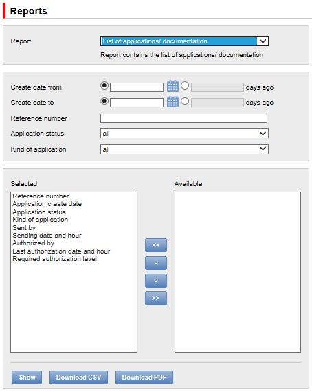 9 Another option associated with electronic form browsing is available from the Electronic forms menu.