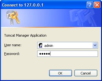 2. Request to display the Tomcat Manager web page. 3.