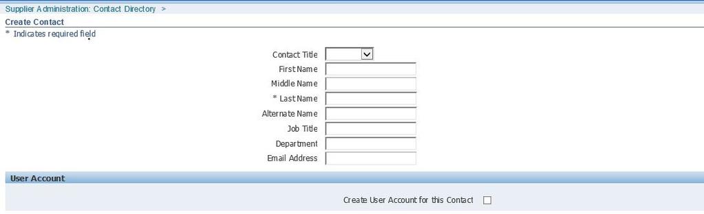 Contact Directory The next step is to click the Contact Directory list option.