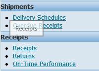 View Receipts Select Receipts To view any receipts that have been created, select Supplier Portal Full Access from the