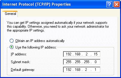 Assigning Static IP Addresses Client with