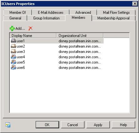 Exchange 2010 Distribution Group member list Assign CIC administrator account permissions for Exchange You should have already created an CIC administrator account a Windows domain user account with