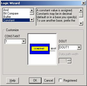 To assign the correct output for that state, click on the "Output Wizard" button.