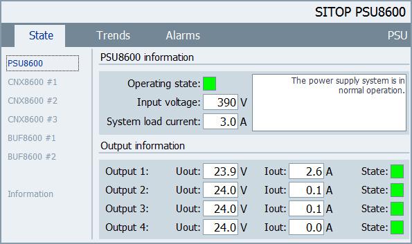 SITOP modular, PSU8600 power supply system Introduction Integration (continued) STEP 7 function blocks Function blocks are available for STEP 7 user programs on SIMATIC S7-300/400/1200/1500.