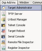 2. Configure the IP addresses and network settings This task opens and configures the Target Administrator, powers up the target, and configures the target s network settings. 2.1.