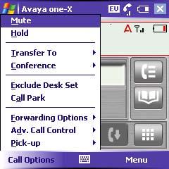 Basic Call Handling For Treo devices: - To mute a call, select the Menu soft key,