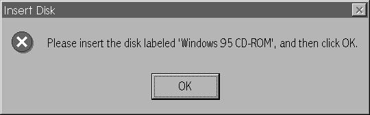 Click Finish to conclude setting Windows 95/98 printer install options.
