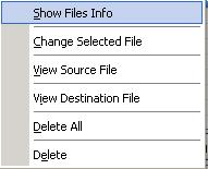 Shortcut Menu Show Files Info Fig24. Shortcut menu after click on PDF directory Select show files info menu PDF Info Editor will extract selected files info to a new window.