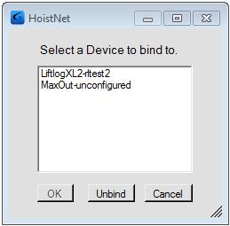 4.5.2 Using/Removing a HoistNet Input MaxOut devices are now compatible with CASWA HoistNet.