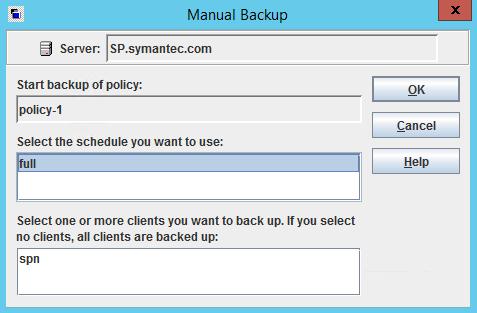 Back up and restore Hyper-V Backing up Hyper-V virtual machines 108 For further information on NetBackup policies and backup schedules, see the chapter on creating backup policies in the NetBackup