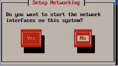 In the Setup Network screen, click No. The Rescue screen appears.