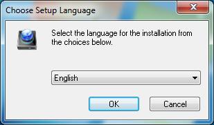 Chapter 1 Starting to Use Samsung Drive Manager Select a language Select a language to perform the installation