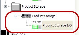 Add an I/O location to the Product Storage controller and rename it Product Storage I/O. 21.