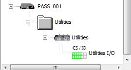 Select the PASS_ The Utilities subsystem, with its controller and