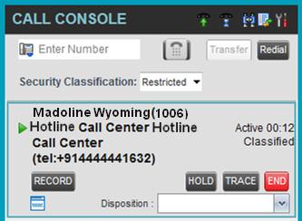 5.2.3 Current Calls The Call Console displays your current calls, both direct and ACD, and allows you to take actions on them.