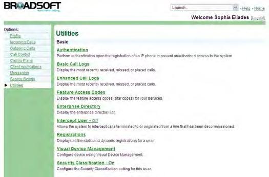 13 Utilities This section contains subsections that correspond to each item on the User Utilities menu page.