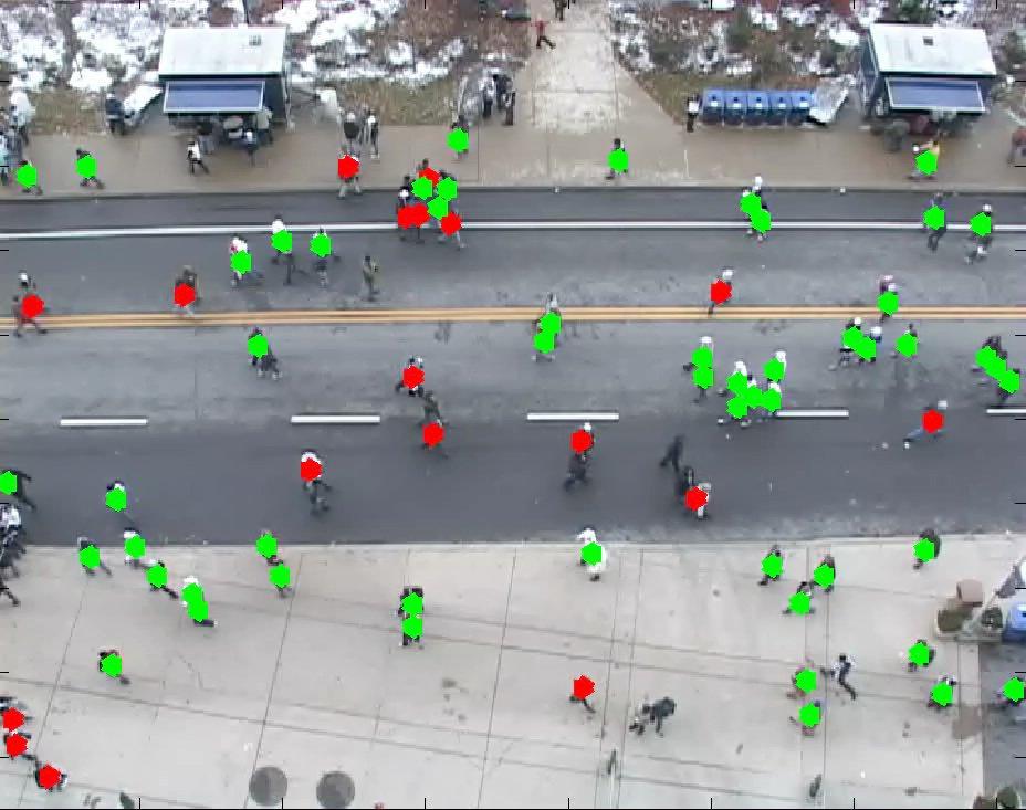 Crowd Behavior In areas of bidirectional motion, people tend to follow others to minimize collisions