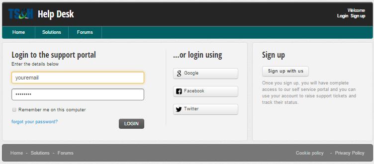 Figure 3: Login Page This is pretty much how the