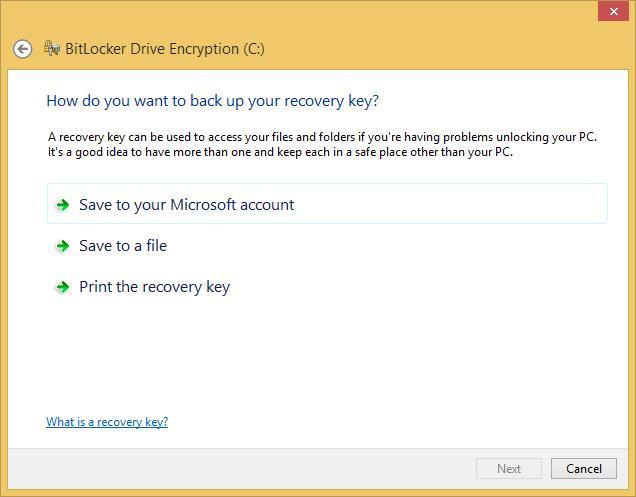 Trend Micro Endpoint Encryption 5.0 Patch 2 Installation & Migration Guide BitLocker will request that you back up your recovery key.