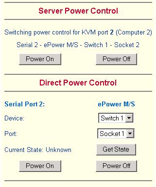 OPERATING GUIDE. the panel that is loaded into the browser because of the button press. The power state will be off. External power If the external power option is enabled it will look like Figure 13.