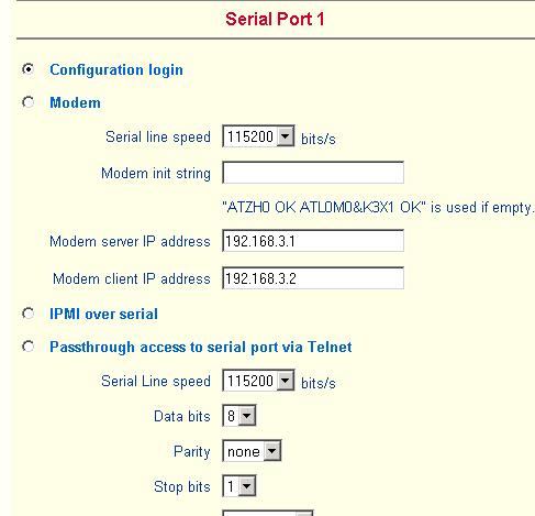 OPERATING GUIDE. Figure 26 Serial Port Settings In the Smart 16 IP Serial Settings specify the devices connected to the two Serial ports.