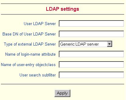 35. LDAP Settings SMART CAT5 SWITCH 16 IP. You can keep authentication information in a central LDAP directory. The purpose of LDAP is simply to confirm the password during login with the LDAP server.