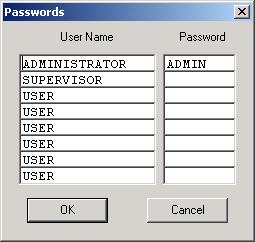 Figure 51 The names and passwords Settings Choose Settings from the Edit menu. The Computers Properties box appears.