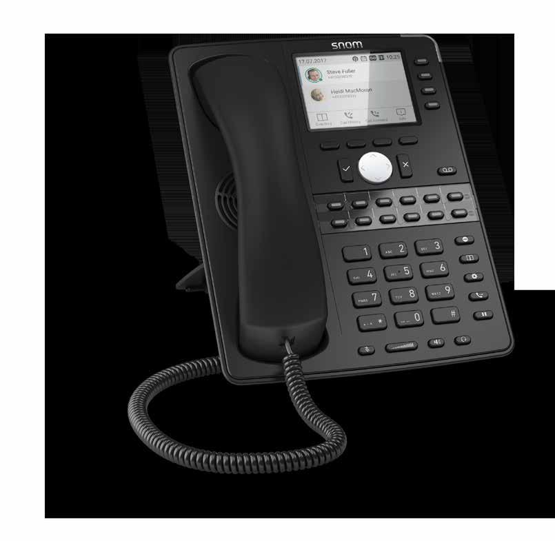 The D7xx Series Quality, Advanced Features & Worldwide Recognition The professional D7xx Series telephones are aesthetically appealing, offering a highly practical industrial design to meet mission