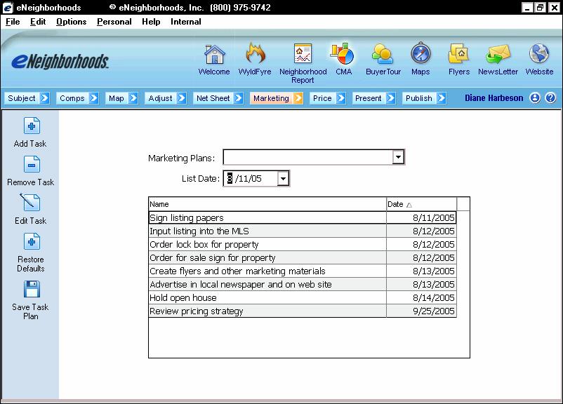 Saving a Net Sheet After you complete the Net Sheet, you will want to save the information. 1. Click on the Save Net Sheet button on your Features and Functions Toolbar. 2.