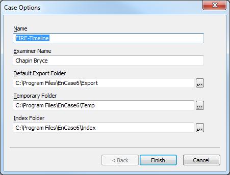 2 Timeline Creation and Analysis with EnCase 6.19 and 7.04 2.1 Timeline Analysis with EnCase 6.
