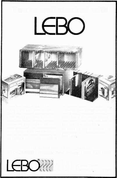 You're well stacked with There's no need to search for hours to find your favorite laser disc. Lebo makes it easy to set up a disc library and keep it organized.