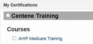 Selecting Your Training Course To begin your 2018 AHIP Course, Follow the Steps below: From the Home page, you
