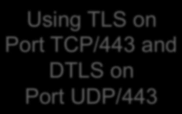 Remote User with AC ASA as VPN Gateway Using TLS on Port TCP/443 and DTLS on