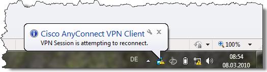 Client Connection is kept both on ASA and on the Client If PC is