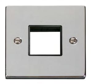 Deco switches are developed largely as a modular range based on the large selection of switch modules