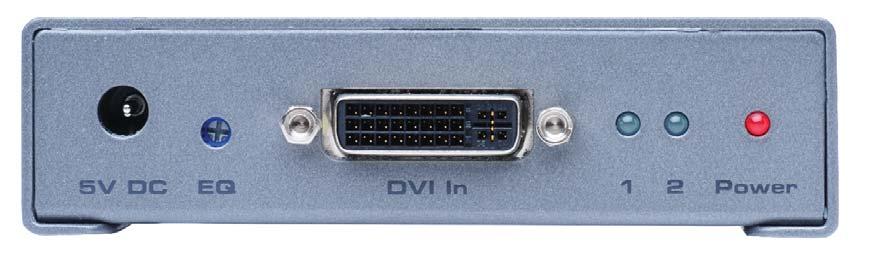 CONNECTING AND OPERATING THE DVI SL/DL Splitter How to Connect the DVI SL/DL Splitter to your devices 1.