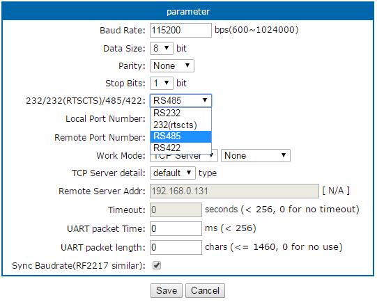 After select RS485 mode in webpage, plug the USR-PORT-COM board onto