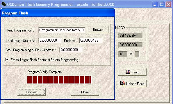 loaded into the flash. Below is the memory map of the for reference.