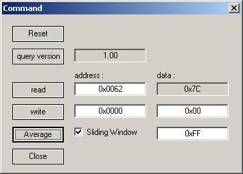 7.5 ADVANCED SETTINGS This window allows the user to change different configurations of the measurement such as the averaging method and value.