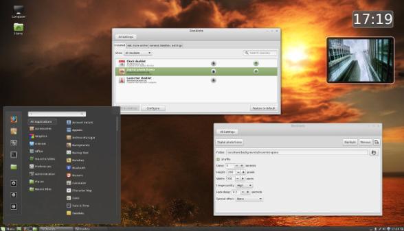 Linux Mint Screenshot If you can run an Mac or Windows, you can run Linux Mint, which can be installed next to or in place of Windows Figure: Linux Mint with a Customized Background c 2016 by David W.