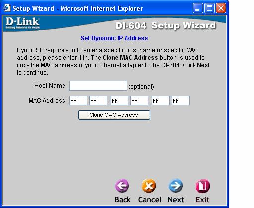 Static IP Address: Select this option to manually input the IP address that your ISP assigned to you. Please see Static IP Address section.