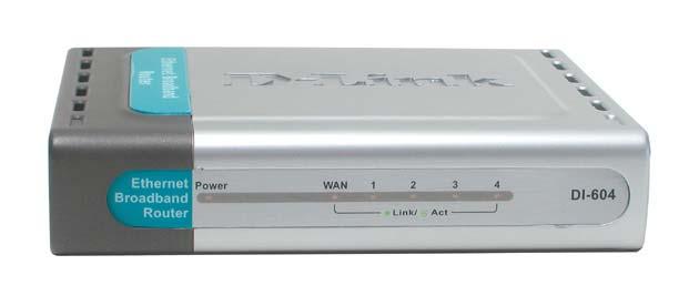 Hardware Description Front Panel Power WAN LAN Power WAN LAN Link/Act. Power indicator will light Green.