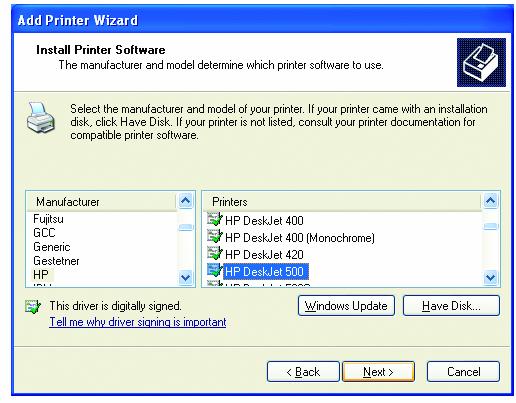Networking Basics Sharing an LPR printer This screen will show you information