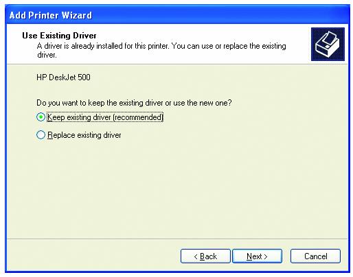 Click Finish Select the printer you are adding from the list of Printers.