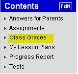 Posting grades and other class reports Many gradebook packages allow you to create reports and to display these reports in Edline.
