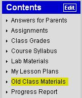 Re-using old class materials At the start of a new term, your school deletes last term's classes and creates new classes for the current term.