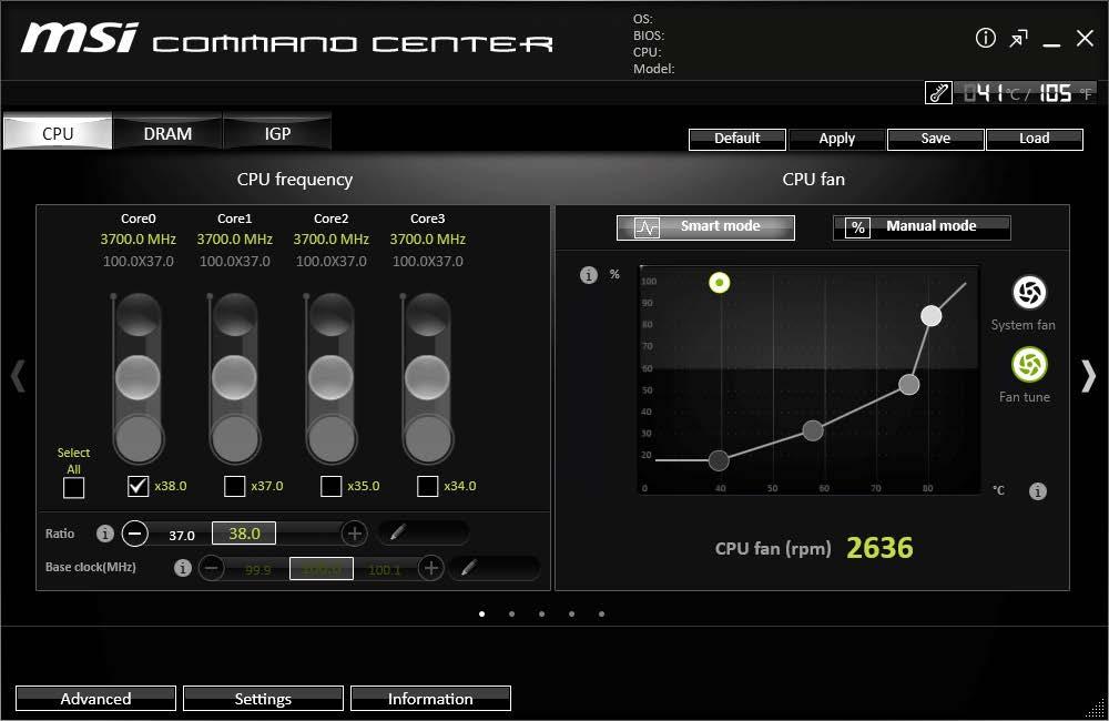 COMMAND CENTER COMMAND CENTER is an user-friendly software and exclusively developed by MSI, helping users to adjust system settings and monitor status under OS.