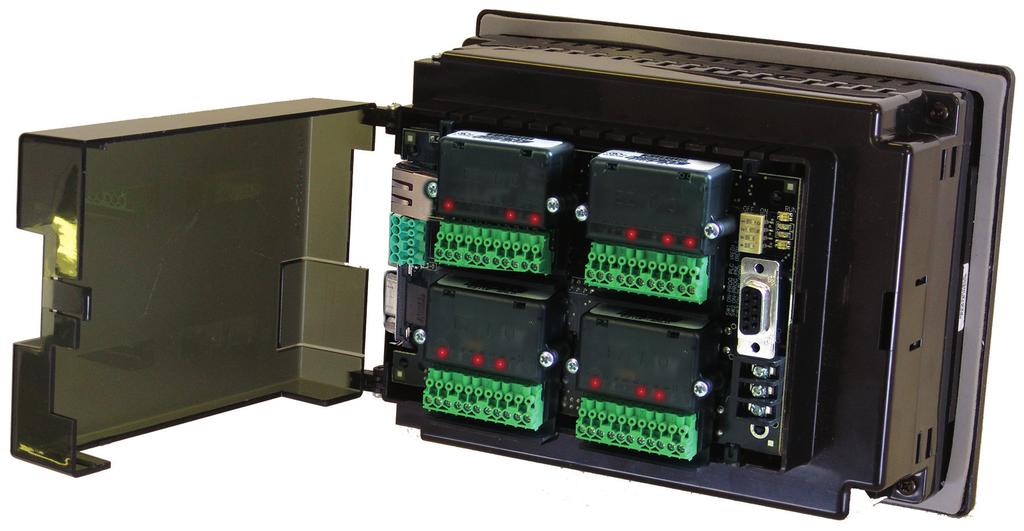 Overview HMI Features: PLC Features: USB Type B Programming port Micro SD