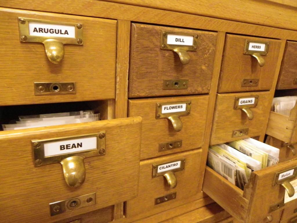 The old Tillamook County Library card catalog was recently put