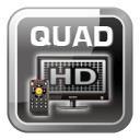 Cutting-edge Quad HD display support (4K Support) The display resolution on AMD Radeon HD7000 series is quadrupled to the resolution of 4KX2K( 4096X2160 ) from the